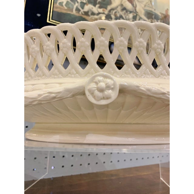 Ceramic Antique Early 20th Century Wedgwood Creamware Centerpiece For Sale - Image 7 of 13