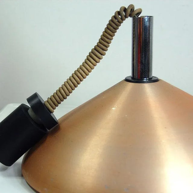 Pink Aluminum Lamp from Erco Lights, Germany, 1970s, in Good conditions. Designed 1970 to 1979 This piece has an...