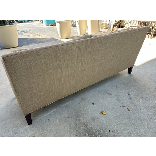 Pearson Pearson Stria Linen Sofa - 94” For Sale - Image 4 of 6