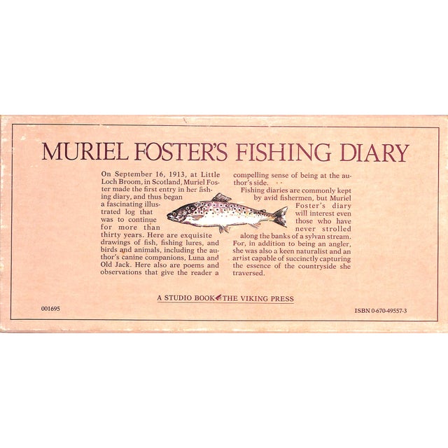 "Muriel Foster's Fishing Diary" 1980 Foster, Muriel For Sale - Image 16 of 16