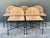 Vintage Woven Rush and Metal Dining Chairs - Set of 5 For Sale - Image 11 of 13