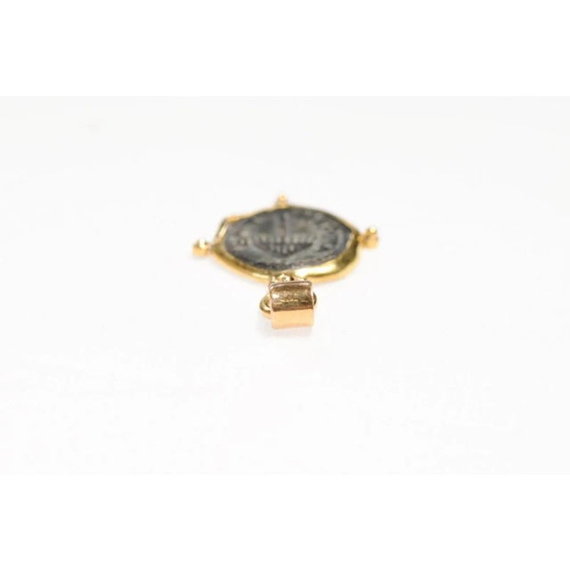 Antique Widow's Mite/3 Ears of Grain 22kt Pendant For Sale - Image 9 of 11