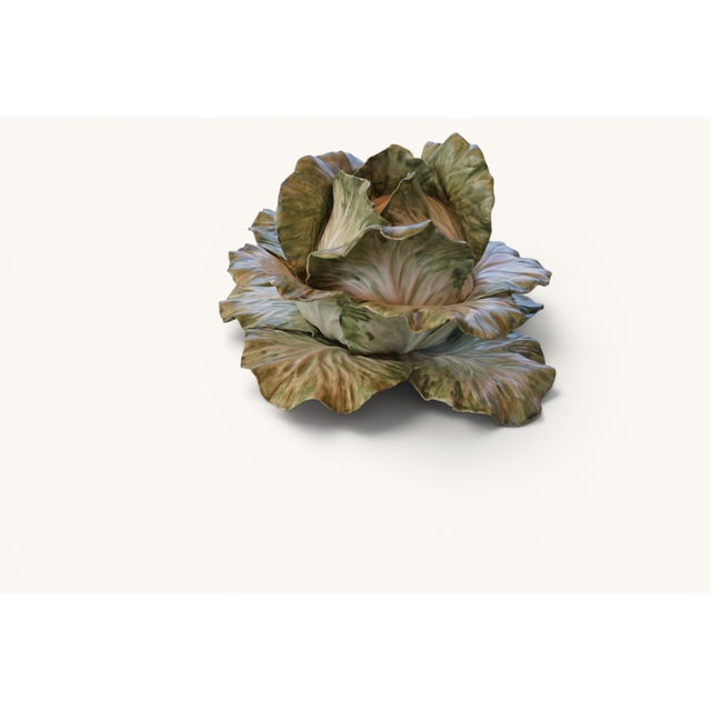 Porcelain Cabbage Tureen with Coa by Vladimir Kanevsky, 2014 For Sale - Image 15 of 15