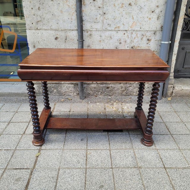 William IV Wooden Console Table, United Kingdom, 1840 For Sale - Image 5 of 18