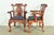 Baker Furniture Style Chippendale Carved Mahogany Dining Chairs, Set of Eight For Sale - Image 12 of 14