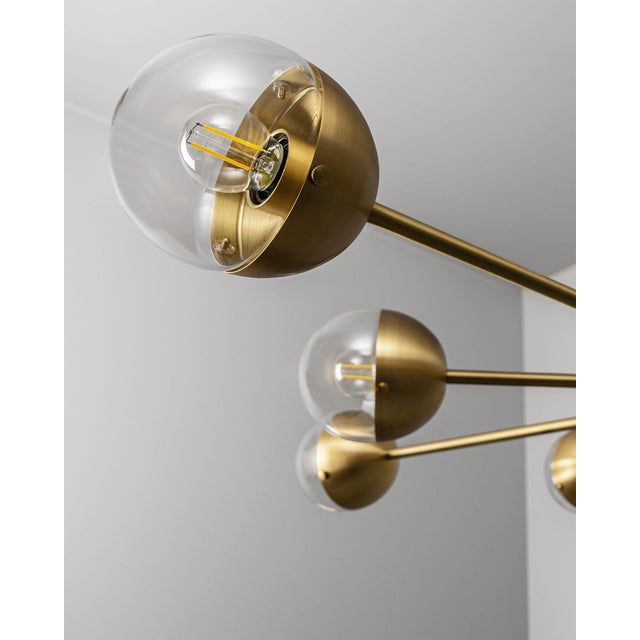 Brass Molecule Spark Round 10 For Sale - Image 8 of 13