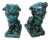Ceramic Pho Dogs from Marcello Fantoni, Italy, 1950s, Set of 2 For Sale