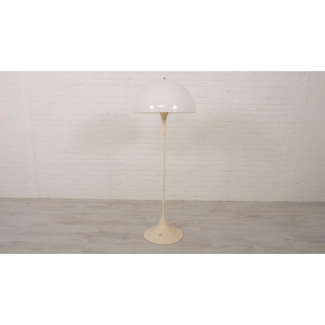 White Vintage Panthella Floor Lamp by Verner Panton for Louis Poulsen For Sale - Image 8 of 12