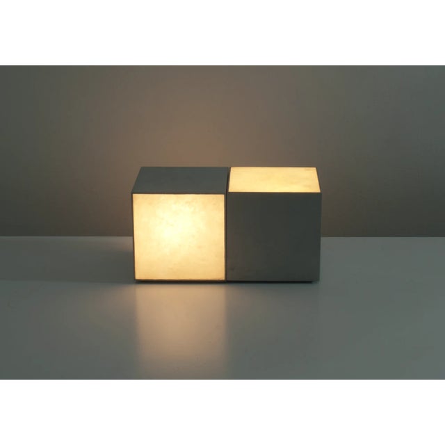 Cubes Table Lamps by Joachim Ramin for Early Light, Set of 3 For Sale - Image 13 of 14