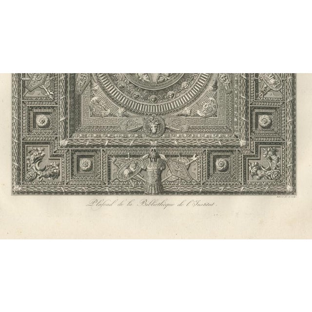 Louis-Pierre Baltard, Louvre Architectural Studies, 1803, Paper, Set of 2 For Sale - Image 14 of 16