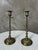 Gilt Brass Candlesticks, 1920s, Set of 2 For Sale - Image 4 of 11