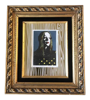 Original Daniel L Brown Pop Art Lithograph Vintage Frame