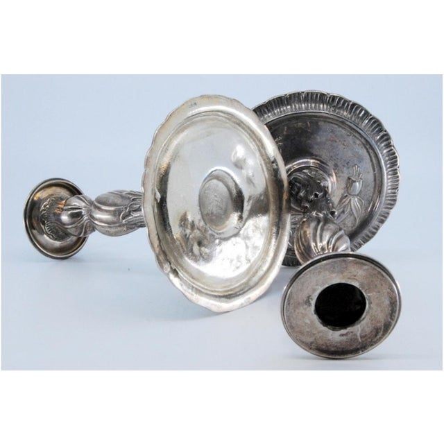 Silver Candelabras, Set of 2 For Sale - Image 5 of 10