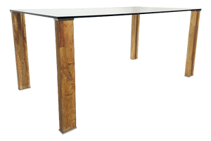 Vintage Table in Crystal and Cork, 1970s