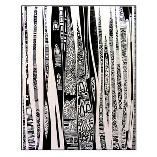 Alain Carpentier, Ballad in Parc Güell, 2020, Acrylic on Canvas For Sale