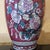 Late 20th Century Chinese Chinoiserie Porcelain Table Lamp With Floral Motif & Silk Shade — 28" For Sale - Image 11 of 18