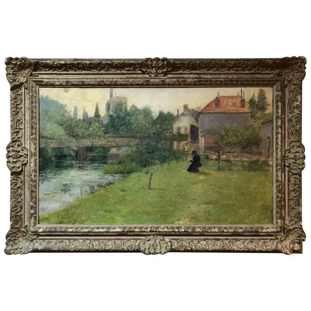 Early 20th Century Frank Vincent DuMond Impressionist Painting For Sale - Image 13 of 13