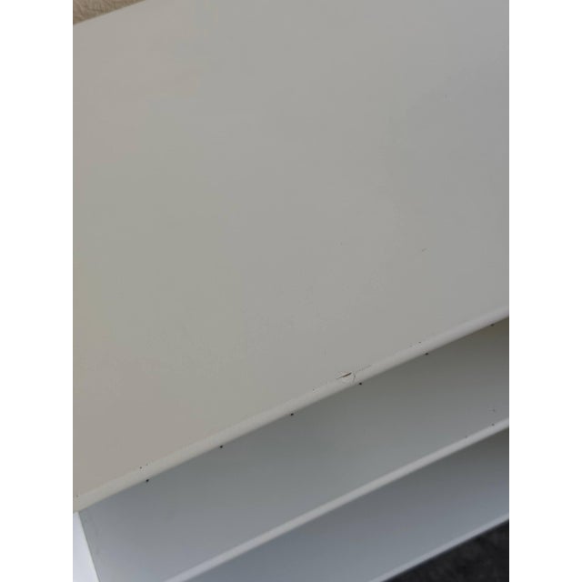 Mid-Century Modern Mid 20th Century Montana Danish White Media Console by Peter J. Lassen - Modern Minimalist Storage Cabinet With Drawers For Sale - Image 3 of 9