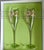 Transparent Perrier-Jouët Hand Painted Vintage Champagne Flutes- A Pair in Original Box For Sale - Image 8 of 11