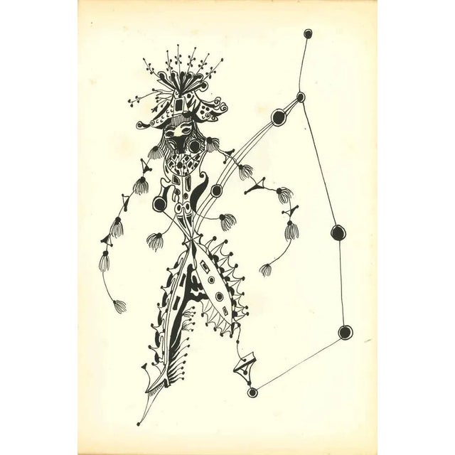 Composition Of Diodora is an original Lithography realized by Bruno Capacci in 1950. The artwork is part of an edition in...