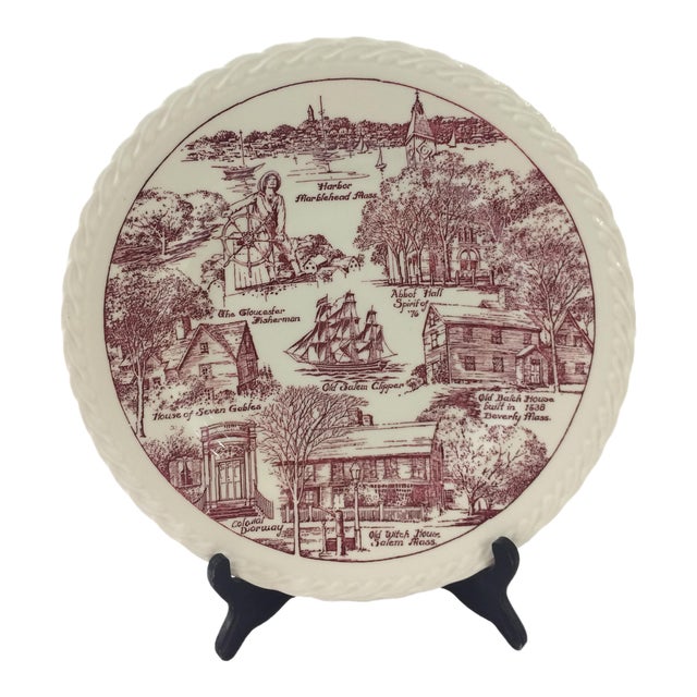 Vintage Salem, Massachusetts Souvenir Plate Chairish