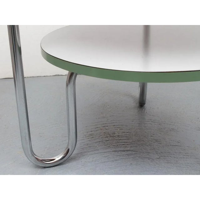 Art Deco Loop Table in Steel Tube, 1930 For Sale - Image 7 of 12