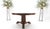 Large 52" Diameter Round Tilt Top Rosewood Empire Dining Breakfast Table For Sale - Image 10 of 12
