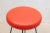 Black, Red and Blue Low Bar Stools, France, 1950s, Set of 3 For Sale - Image 3 of 7