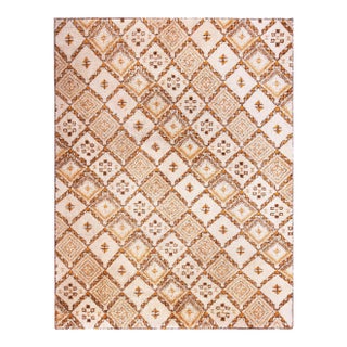 Vintage 1970s Moroccan Rabat Carpet ( 9' x 11'10" - 275 x 360 ) For Sale