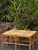 Vintage Pair of Handwoven Rush Seat Benches in Solid Oak – French Country Style For Sale In Tampa - Image 6 of 9