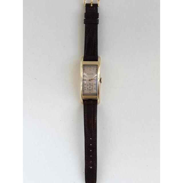 Brand Bulova Model Art Deco Wilson Year 1940 Movement Manual winding Movement type Bulova 7AP AAA Materials Gold Filled...