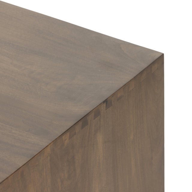 Four Hands Trey Large Nightstand, Auburn Poplar For Sale - Image 4 of 12