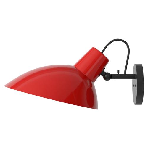 Black and Red VV Cinquanta Wall Lamp by Vittoriano Viganò for Astep For Sale - Image 14 of 14