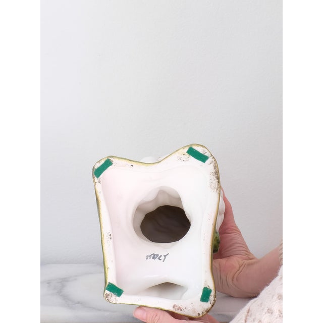 Vintage Ceramic Italian Cockatoo Pair For Sale In Raleigh - Image 6 of 6