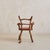 1960s French Folk Art Hand-Carved Wood Armchair, 1960s For Sale - Image 5 of 11
