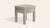 Contemporary Nougat Boucle Piero Ottoman by Ceraudo For Sale - Image 3 of 8