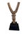 Vintage Unique Old Lobi Figural Sling Shot Sculpture Burkina Faso African 9.25" H W/Stand For Sale In New York - Image 6 of 6