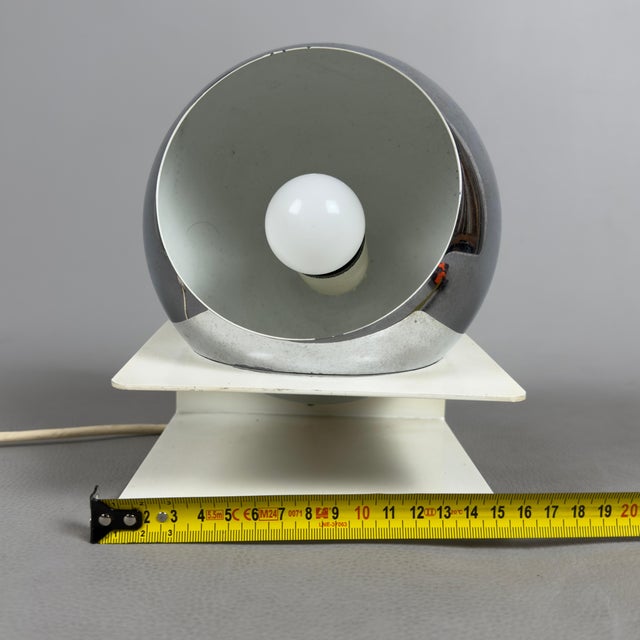 Orb Eye Metal Table Lamp by Goffredo Reggiani for Reggiani, 1970s For Sale - Image 11 of 13