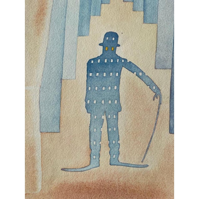 Modern Jean-Michel Folon, Le clown, Etching For Sale - Image 3 of 5