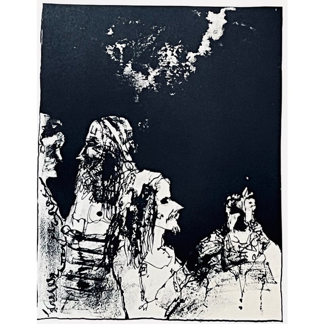 Artist: Jean Jansem Country: France/ USA Title: Les Justes 1 Medium: Original Lithograph Marks: Not signed, not numbered...