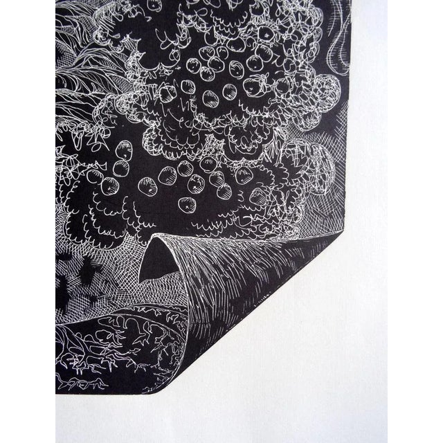 Dainis Rozkalns, Apple Tree, 1976, Linocut For Sale - Image 4 of 7