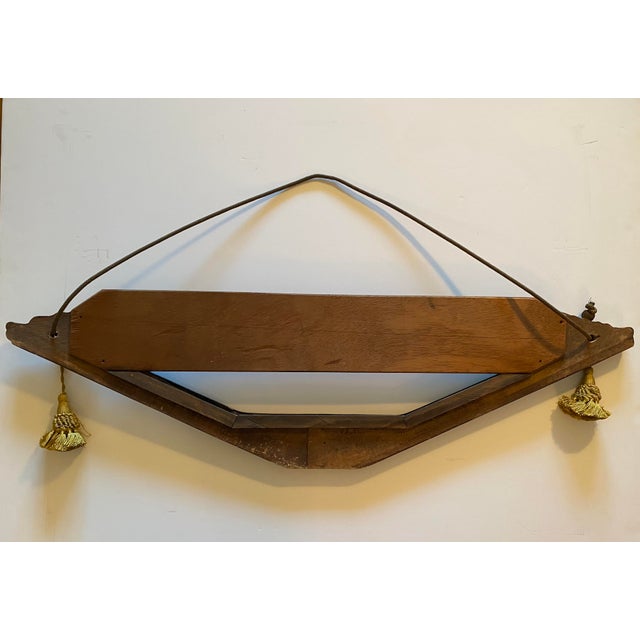 1930s Period French Art Deco Black Lacquered Wood and Gilt Mirror For Sale In New York - Image 6 of 6