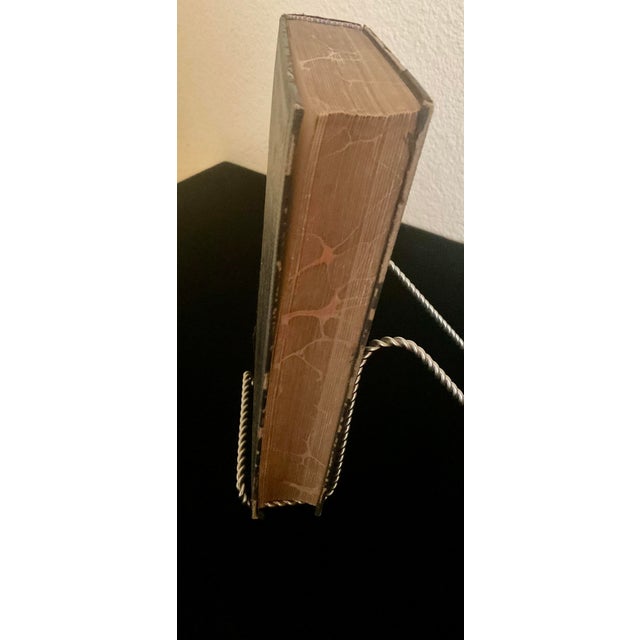 Black Antique 19th Century Holy Bible in German Circa 1898 For Sale - Image 8 of 18