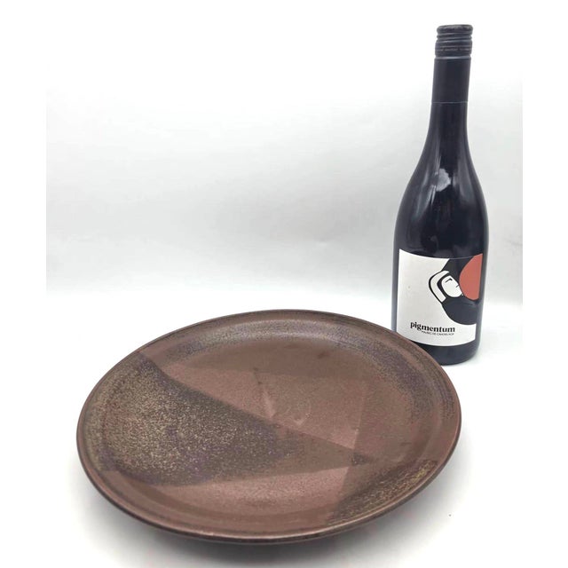 Ceramic 1970s Iron Mountain "Roan" Stoneware Dinner Plates, Set of 4 For Sale - Image 7 of 10
