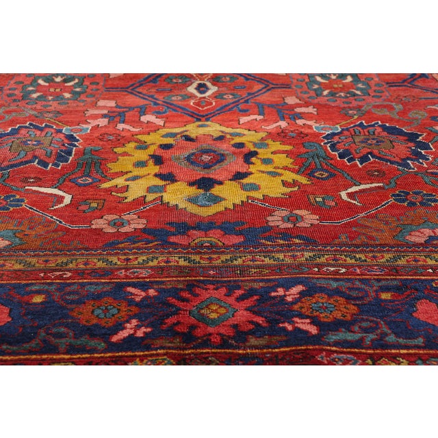 Late 19th Century Late 19th Century Persian Mahal Rug, 09'05 X 10'09 For Sale - Image 5 of 10