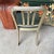 1950s 1950s Vintage Newspaper Green Industrial Metal Chair For Sale - Image 5 of 7