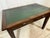 Oak Banker's Desk with Drawers, Leather Insert and Chair, 1955, Set of 2 For Sale - Image 6 of 16