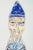 Lisa larsson for gustavsberg large wall relief “bishop”, 1970s. Monumental hand-glazed wall figure in chamotte stoneware...