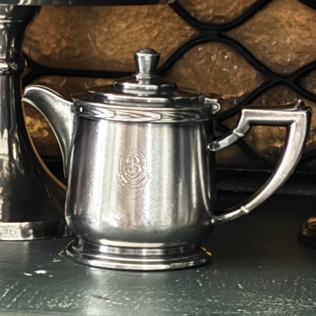1940s Hotel Silver Teapot Biltmore Dayton For Sale - Image 9 of 9