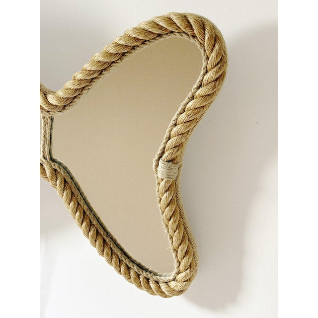 Large Fish-Shaped Rope Mirror, France, 1960s For Sale - Image 4 of 14